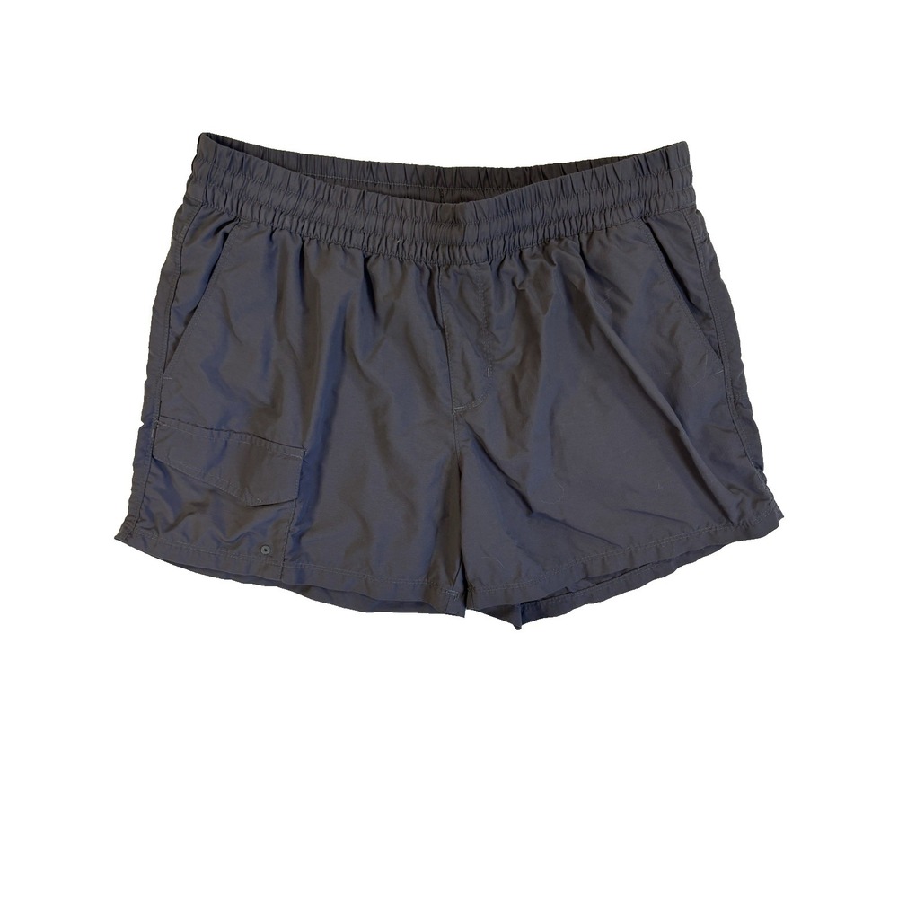 Columbia Women's Lg Gray Ripstop Hiking Cargo Shorts Outdoors Trails Active